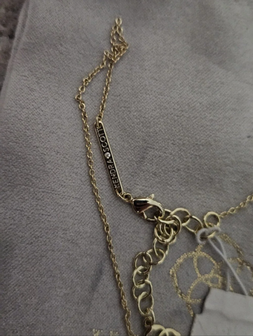 Kendra Scott Ari Heart Short Gold Tone Necklace New ✨️